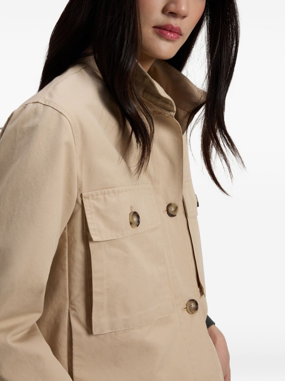 Woolrich Jackets Beige Cotton