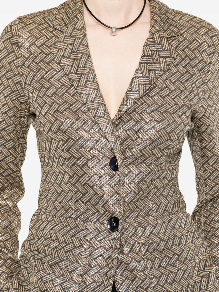 SIYU Jackets Brown Polyamide