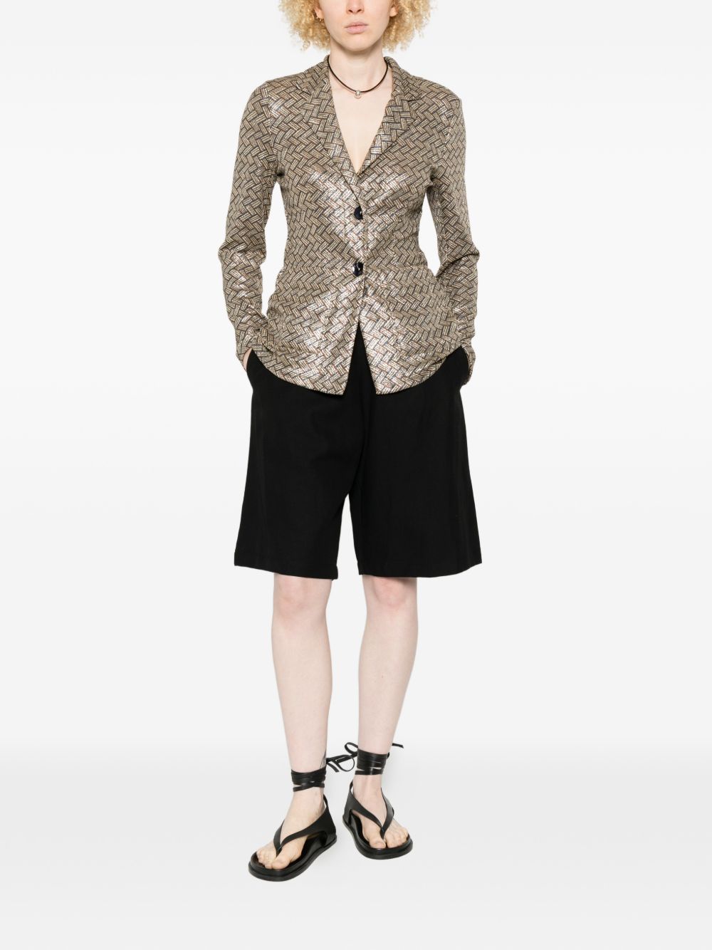 SIYU Jackets Brown Polyamide