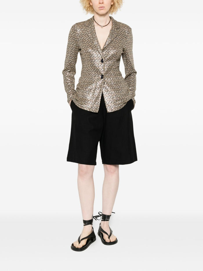 SIYU Jackets Brown Polyamide