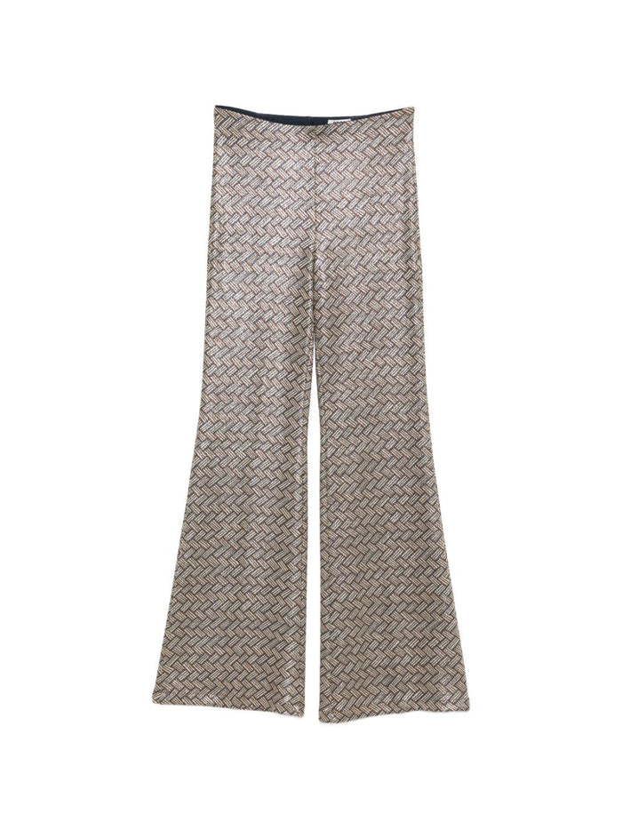 SIYU Trousers Brown Polyamide