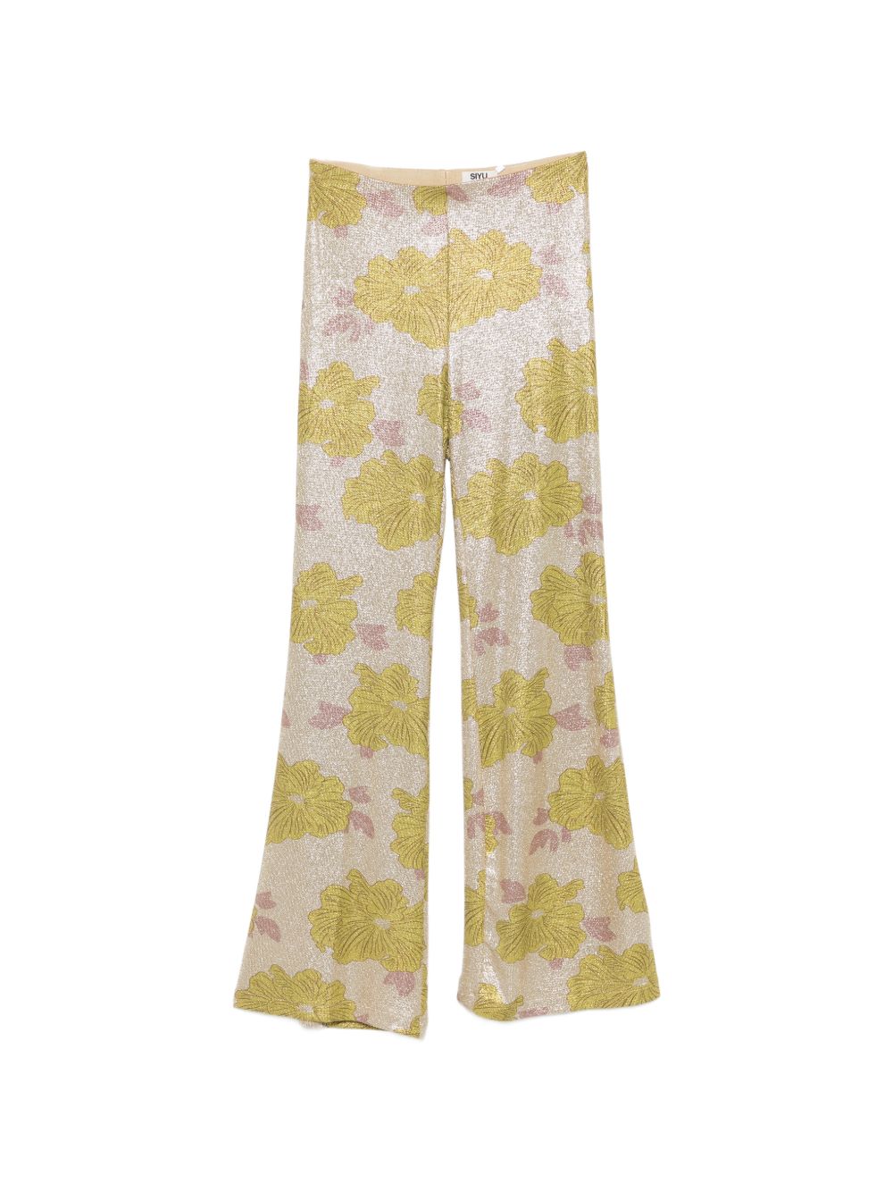 SIYU Trousers Green Polyamide