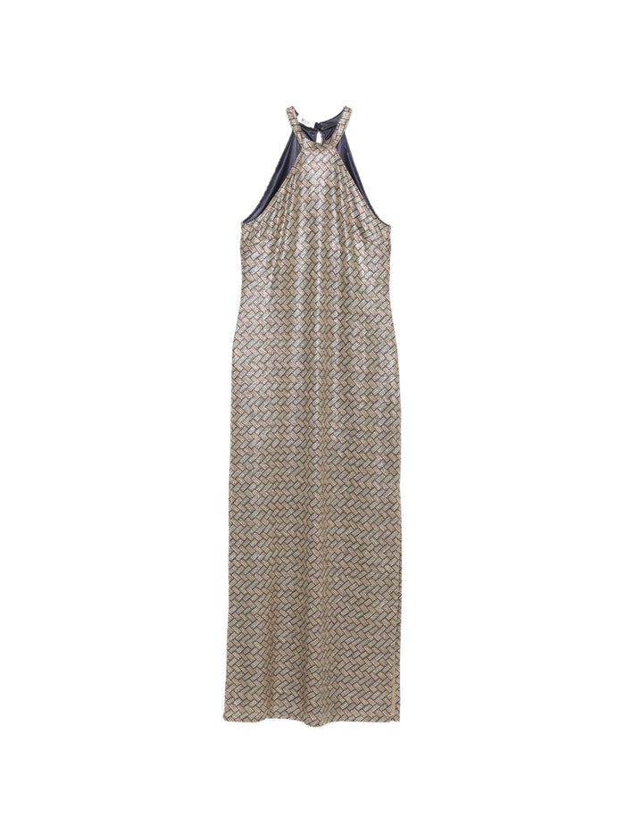 SIYU Dresses Brown Polyamide
