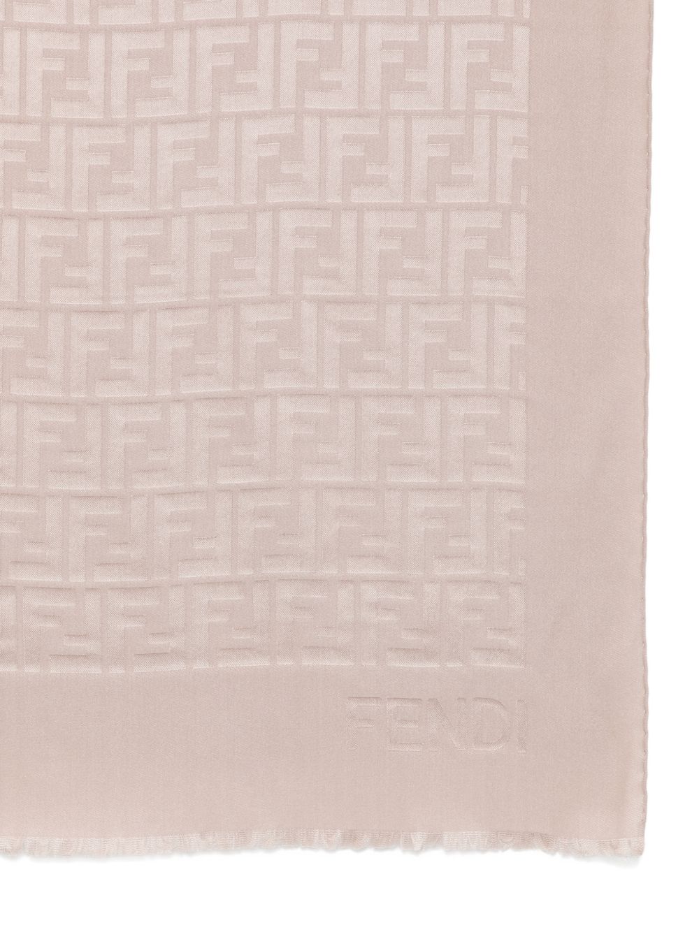 Fendi Scarfs Dove Grey Silk