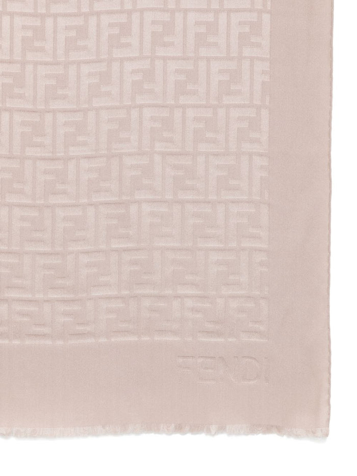 Fendi Scarfs Dove Grey Silk