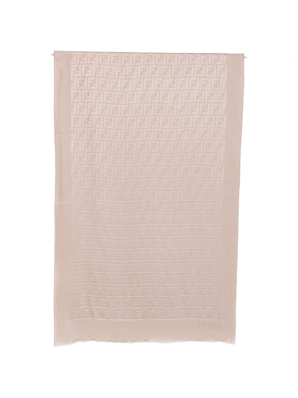 Fendi Scarfs Dove Grey Silk