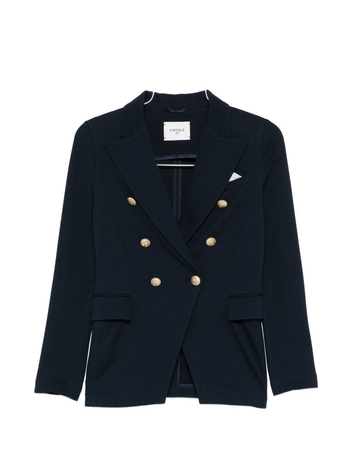 Circolo 1901 Jackets Blue Cotton