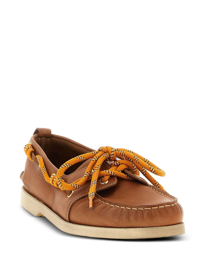 Golden Goose Flat shoes Leather Brown Outer: calf
