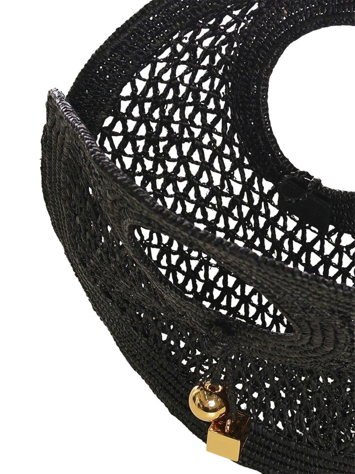 JACQUEMUS Bags Black Principal:raffia