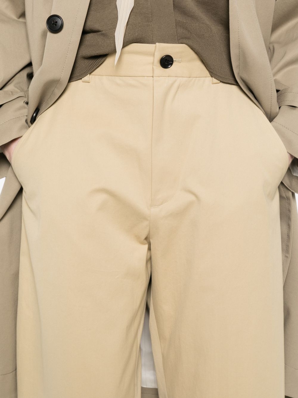 NICHOLSON & Trousers Beige Cotton