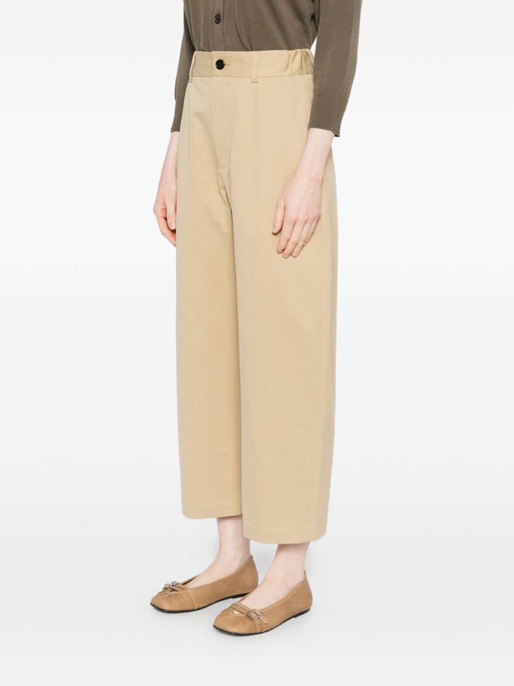 NICHOLSON & Trousers Beige Cotton