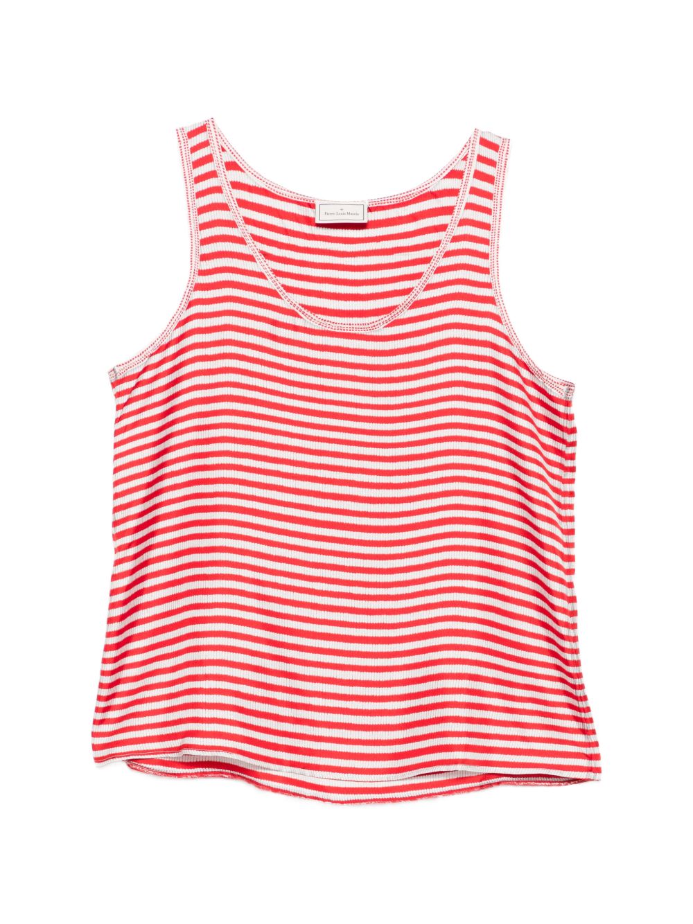 Pierre Louis Mascia Top Red Silk
