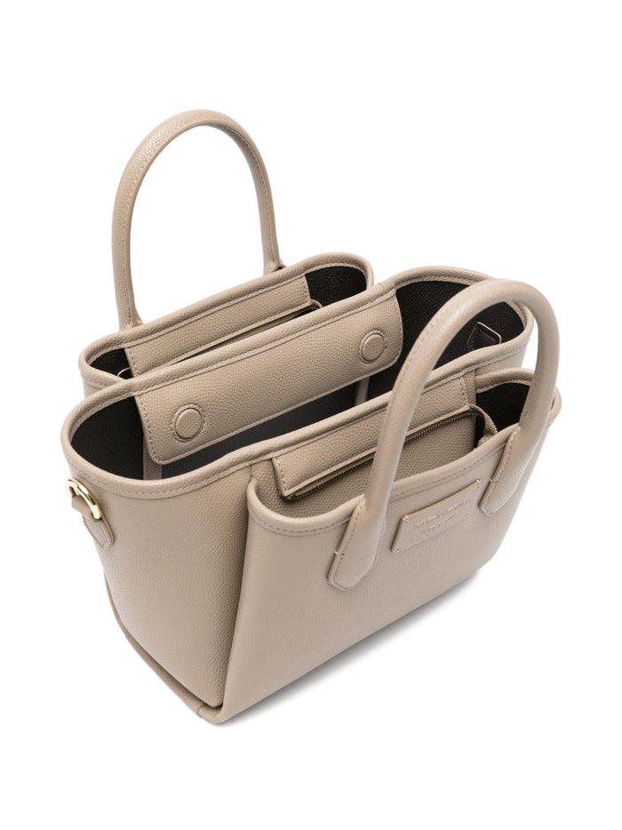 Emporio Armani Bags Dove Grey Polyurethane