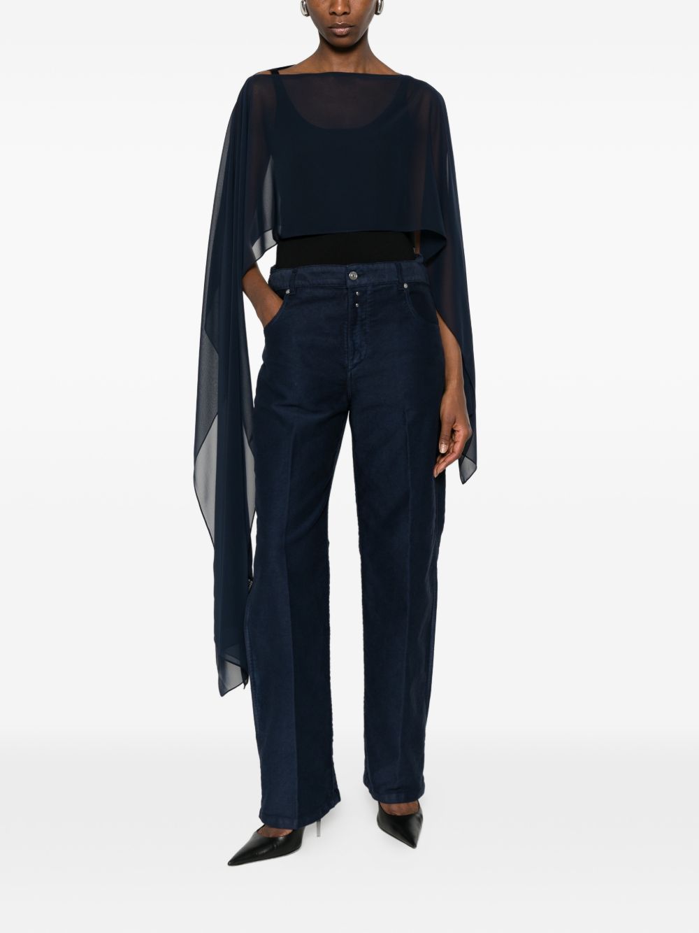 Gianluca Capannolo Scarfs Blue Polyester
