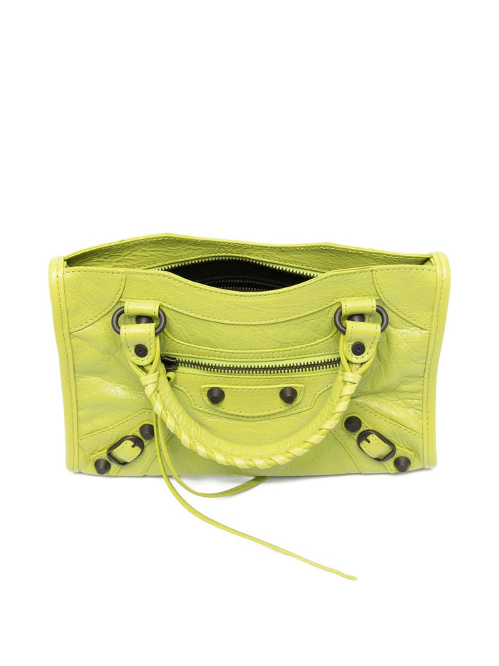 Balenciaga Bags Green Lamb Leather