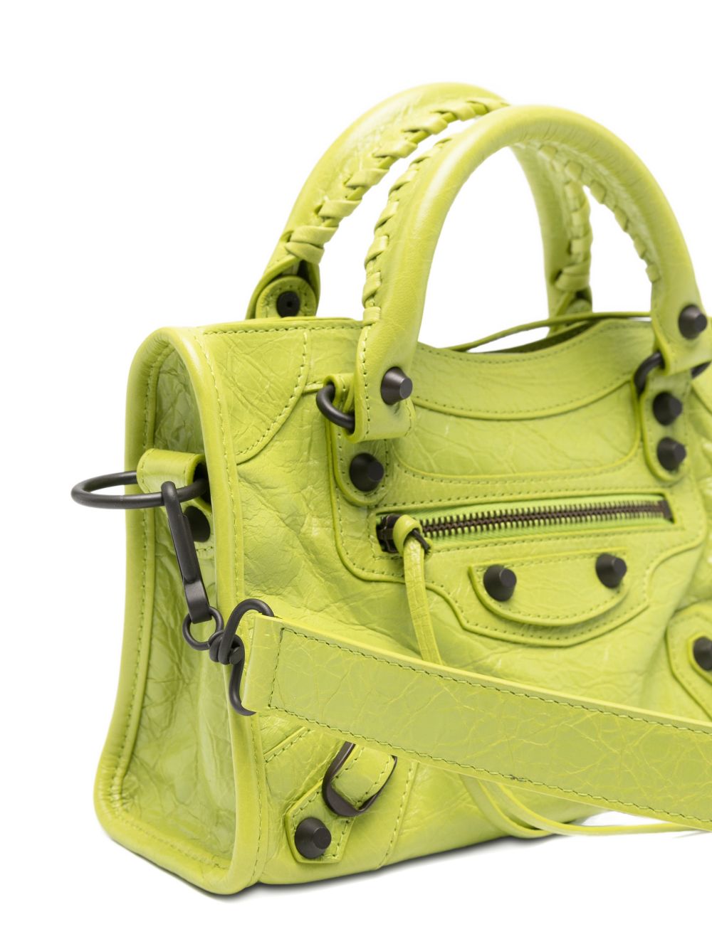 Balenciaga Bags Green Lamb Leather