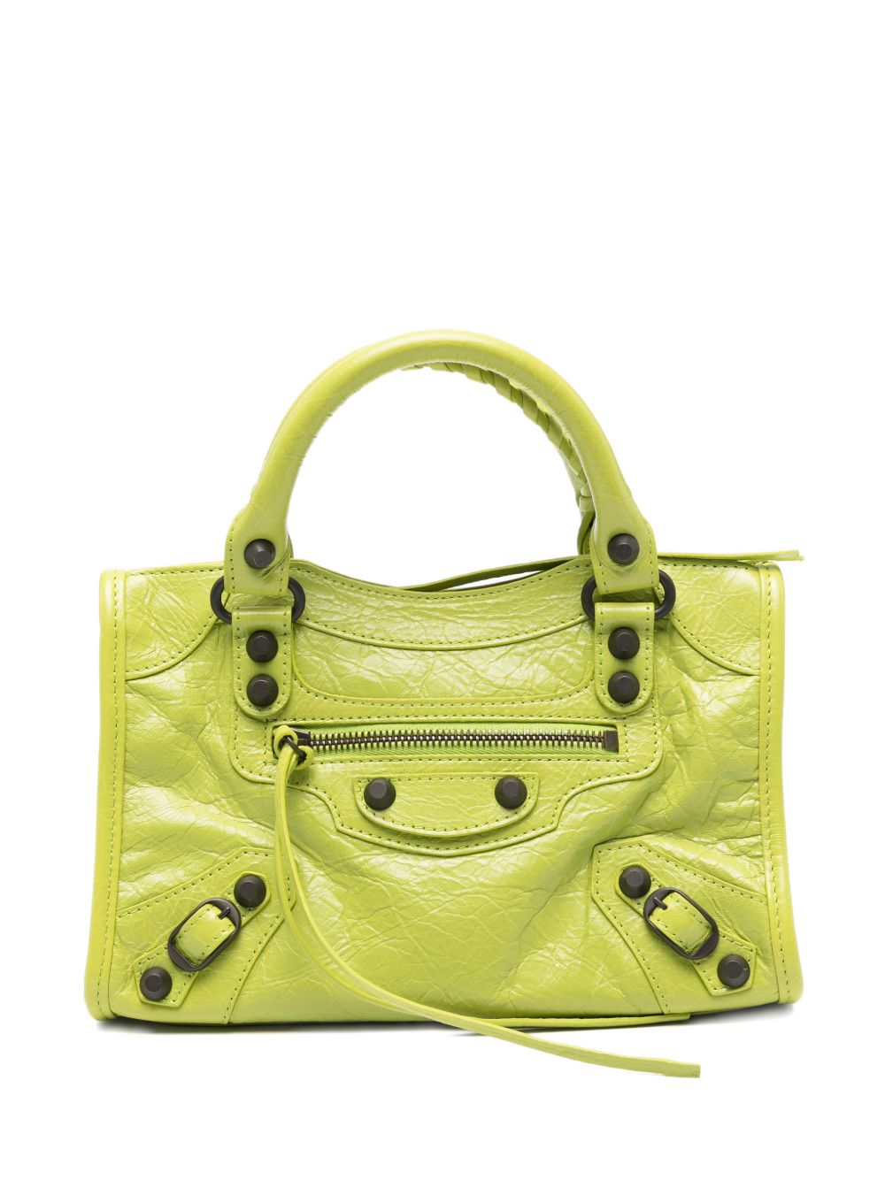 Balenciaga Bags Green Lamb Leather