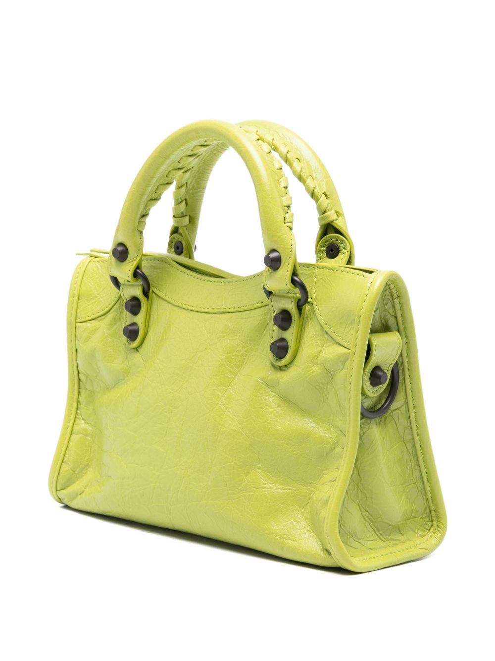 Balenciaga Bags Green Lamb Leather
