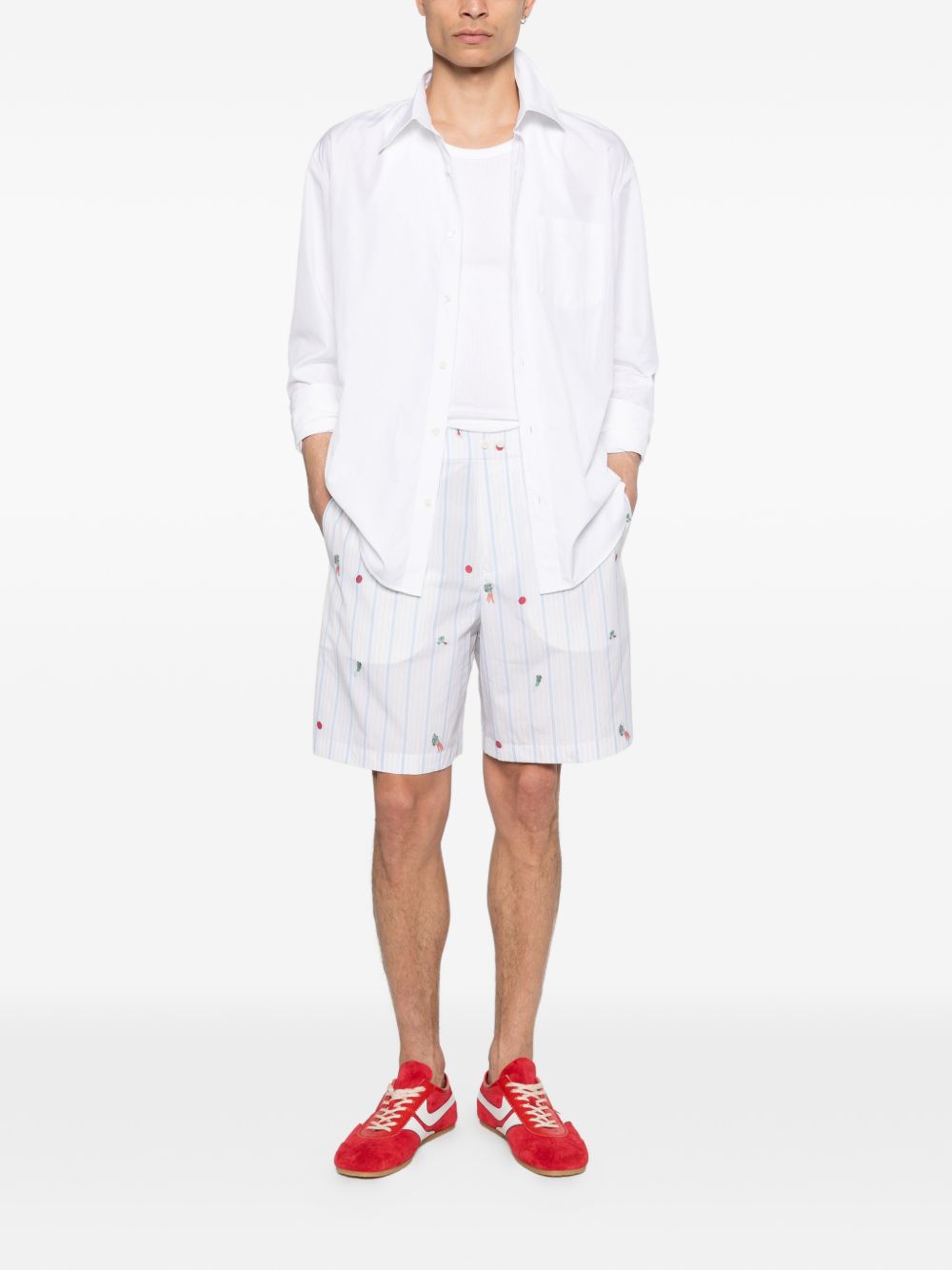 Jacquemus Shorts White