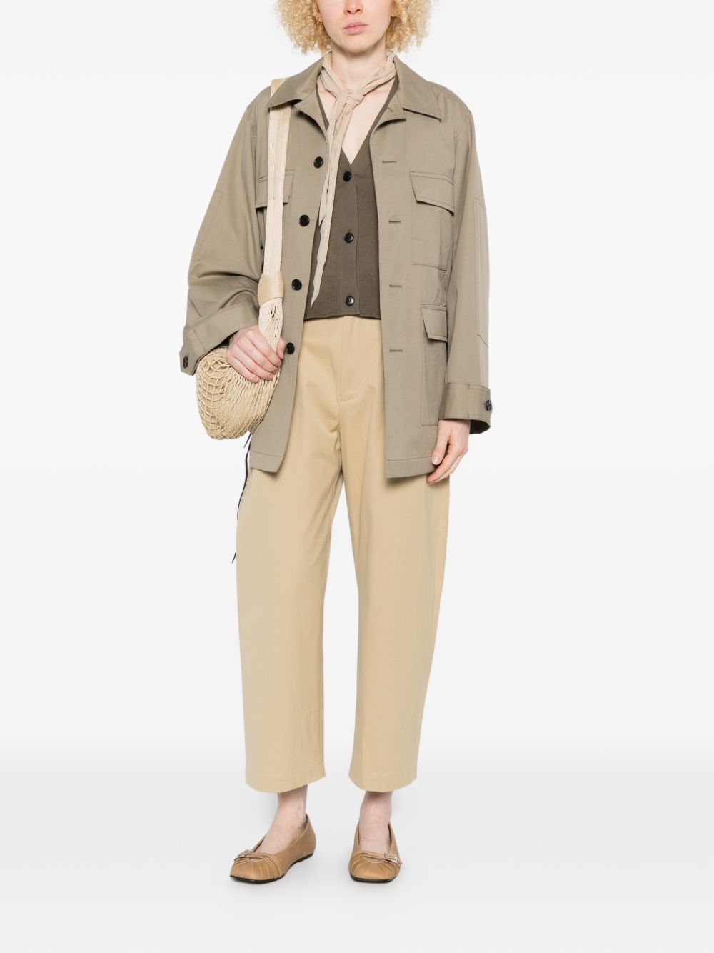 NICHOLSON & Coats Kaki Outer: cotton