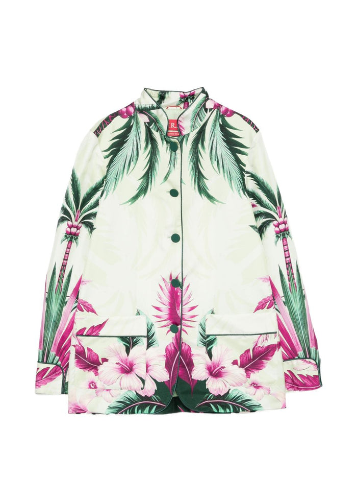 F.R.S . Jackets Green Silk