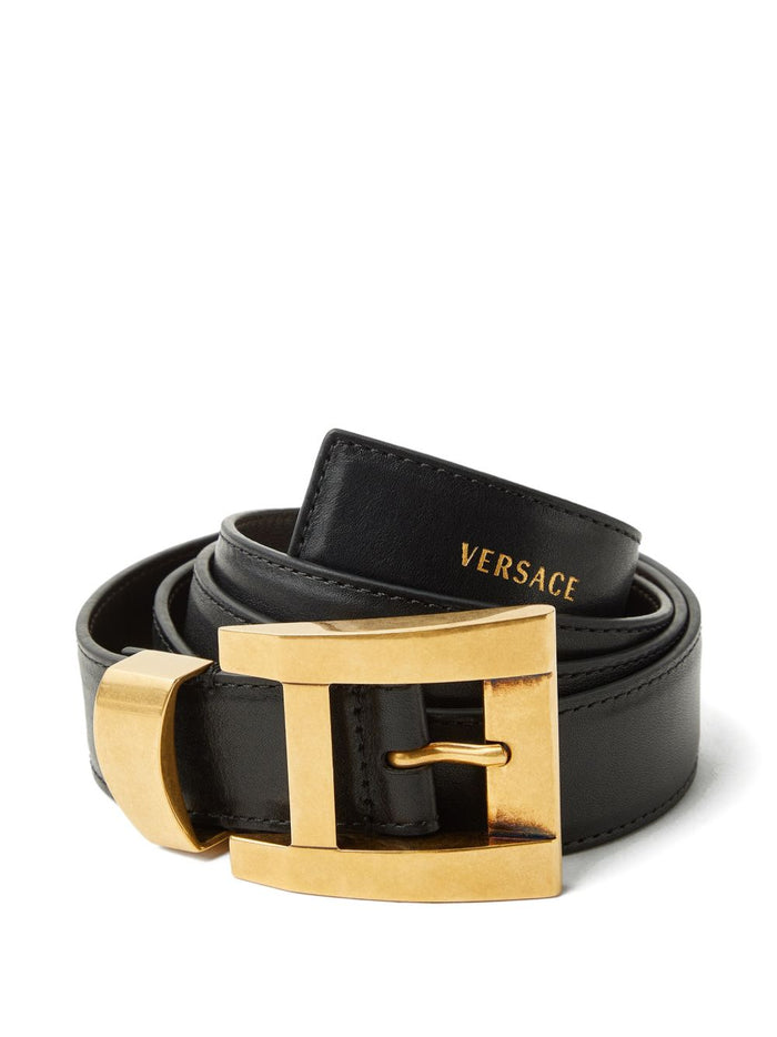 Versace Belts Black Outer: calf Leather