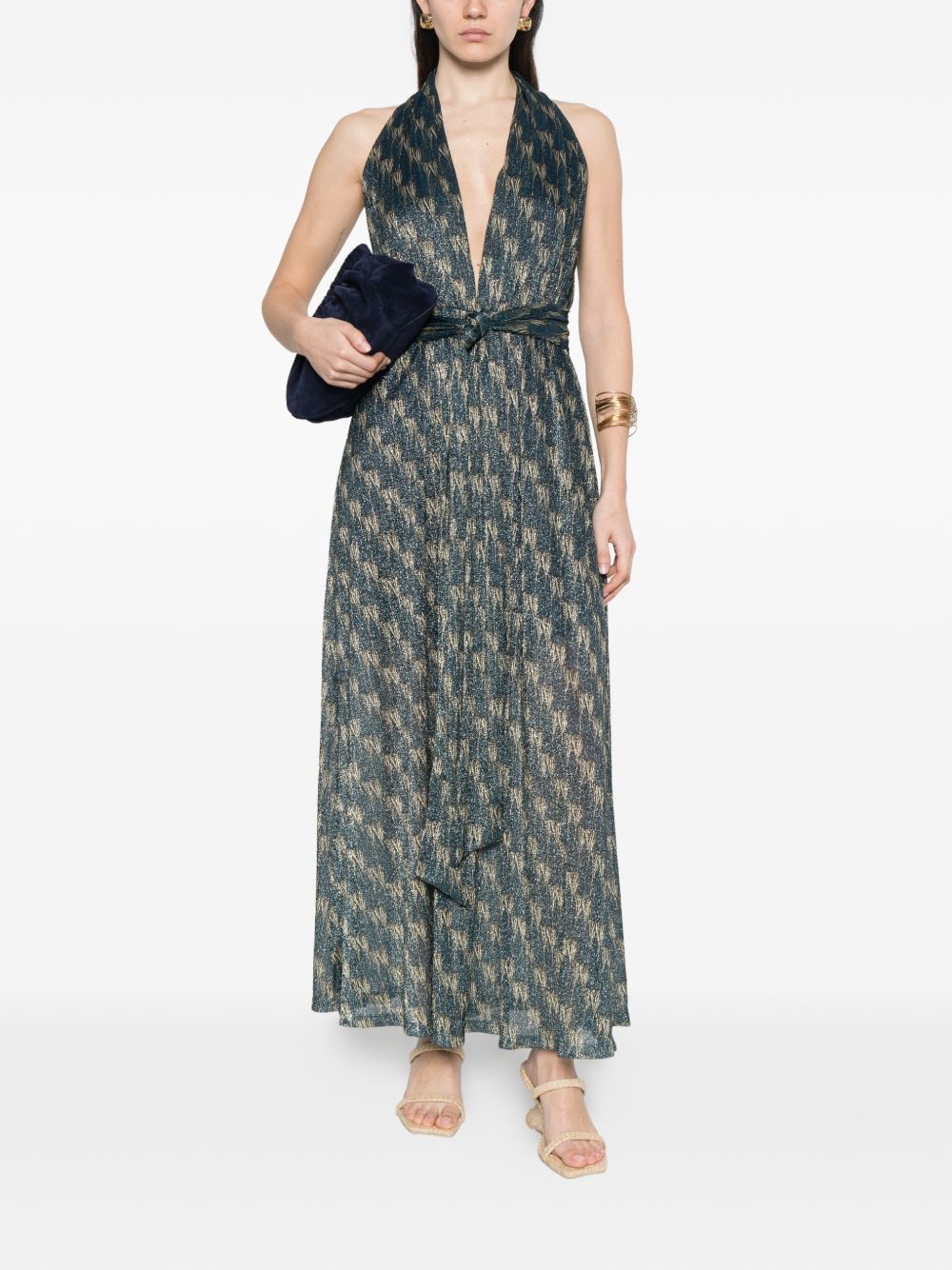 SIYU Dresses Blue Polyester