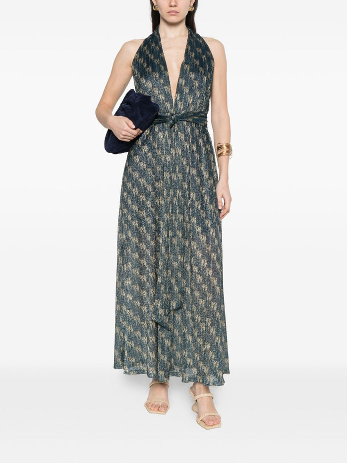 SIYU Dresses Blue Polyester