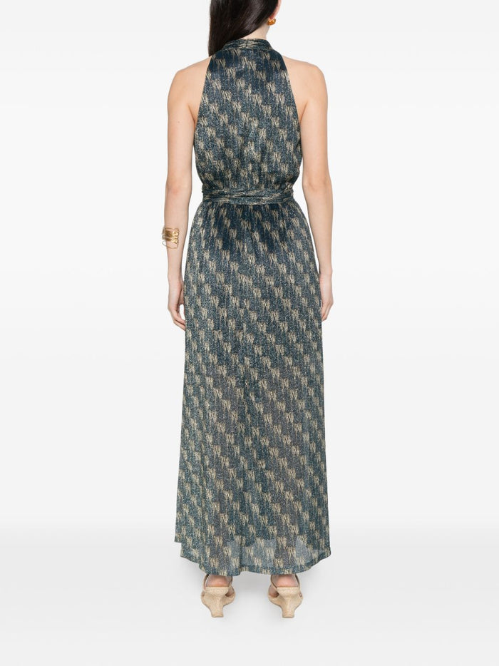 SIYU Dresses Blue Polyester