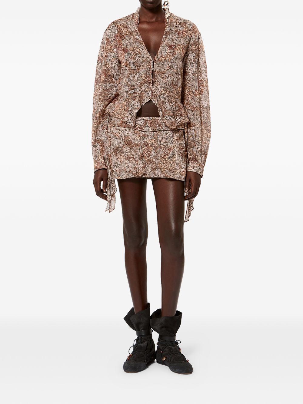 Isabel Marant Shirts Ochre Cotton