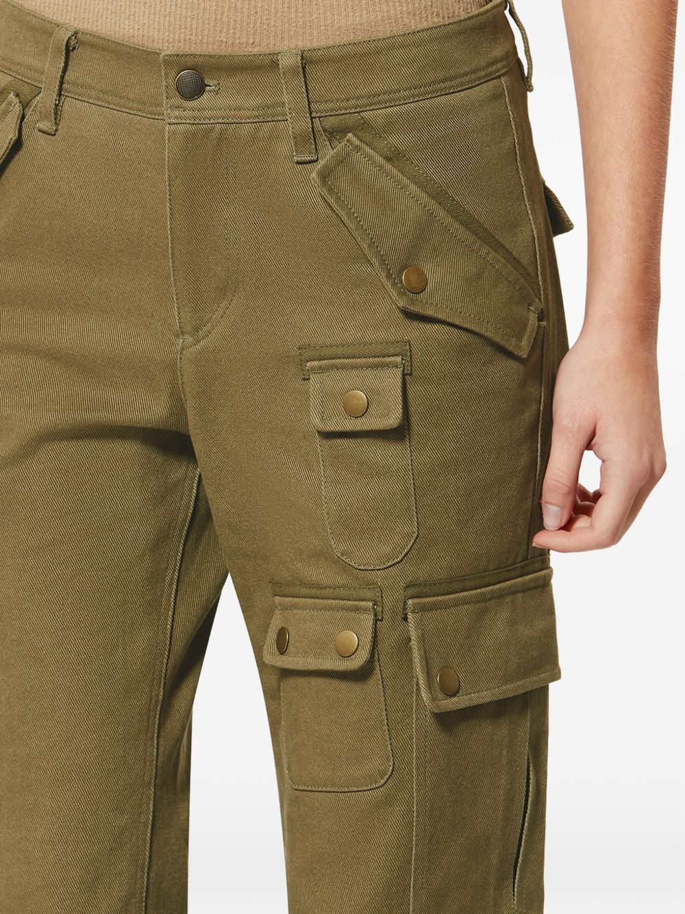 Isabel Marant Trousers Kaki Cotton