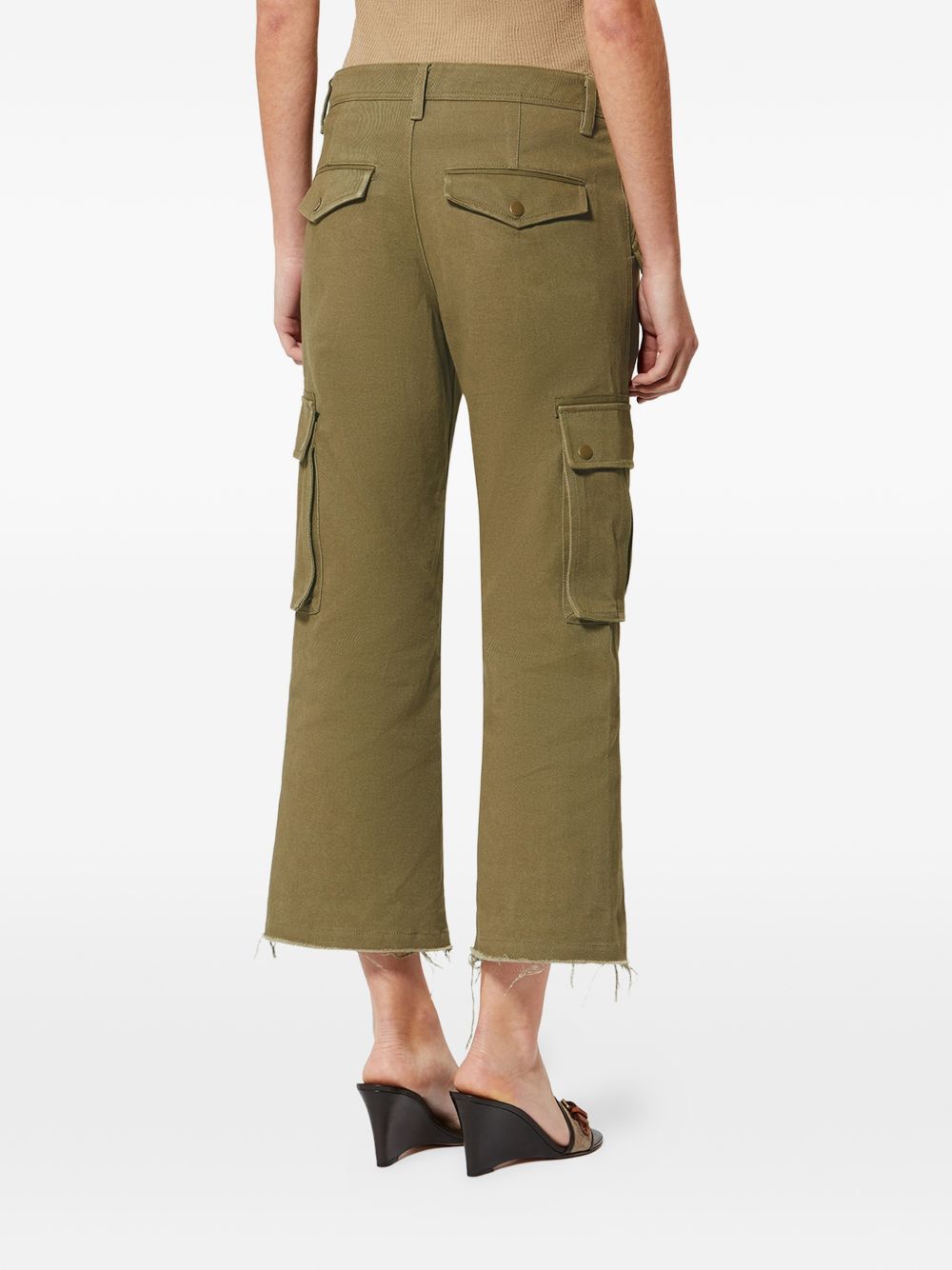 Isabel Marant Trousers Kaki Cotton