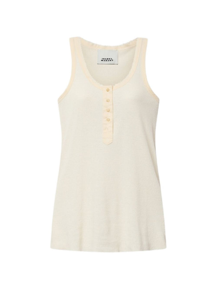 Isabel Marant Top Beige Silk
