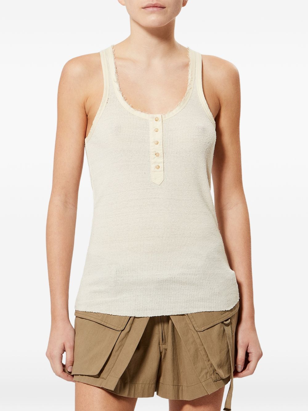Isabel Marant Top Beige Silk