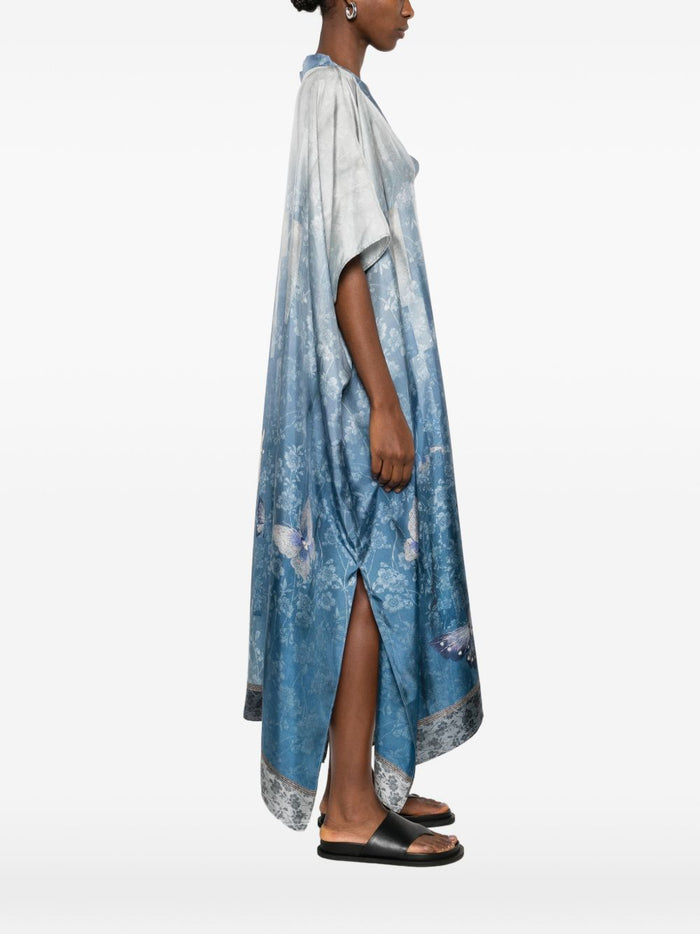Pierre Louis Mascia Sea clothing Clear Blue Silk