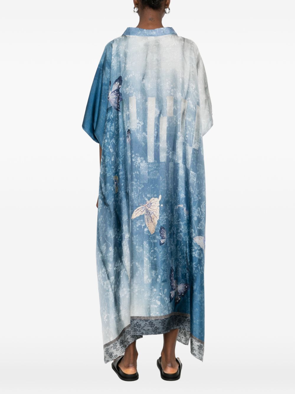 Pierre Louis Mascia Sea clothing Clear Blue Silk