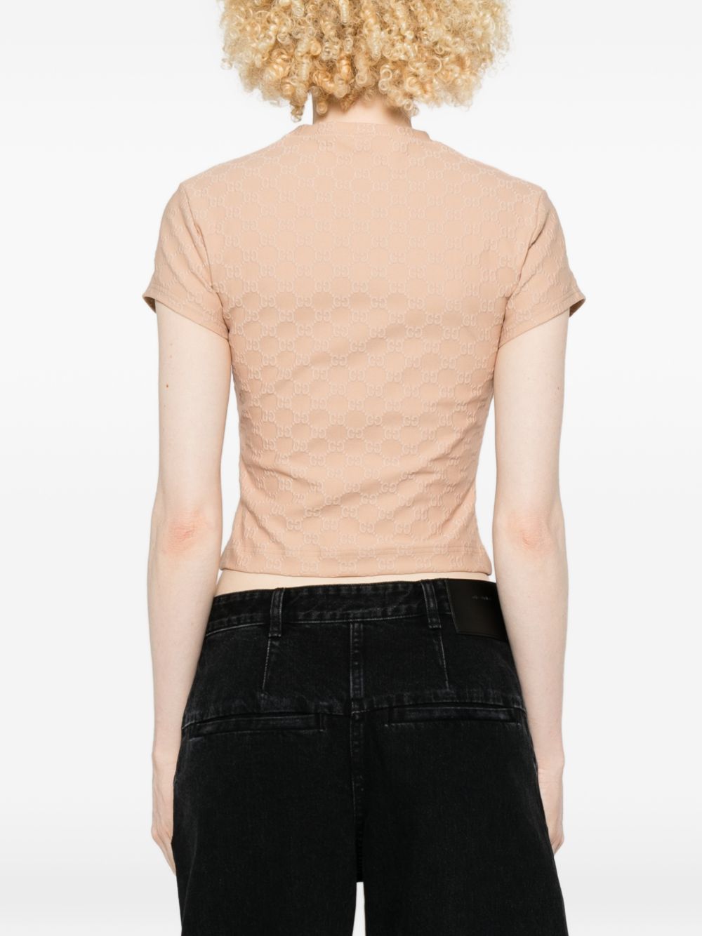 Gucci T-shirts and Polos Beige Mix Polyamide