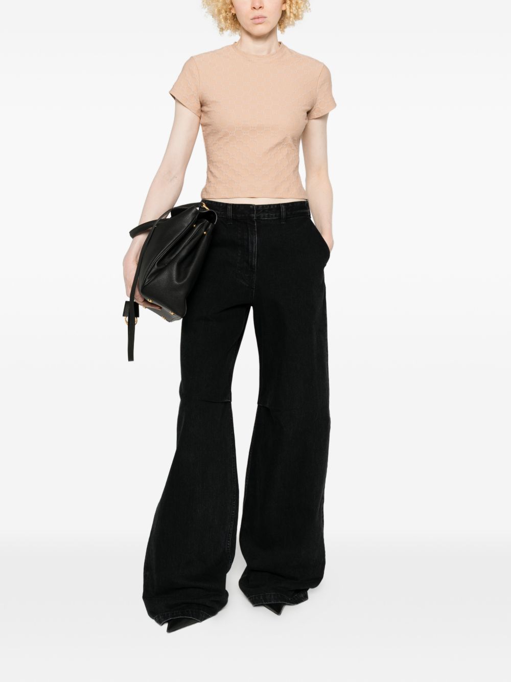 Gucci T-shirts and Polos Beige Mix Polyamide