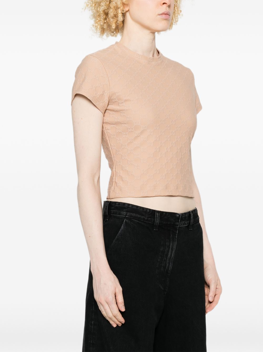 Gucci T-shirts and Polos Beige Mix Polyamide