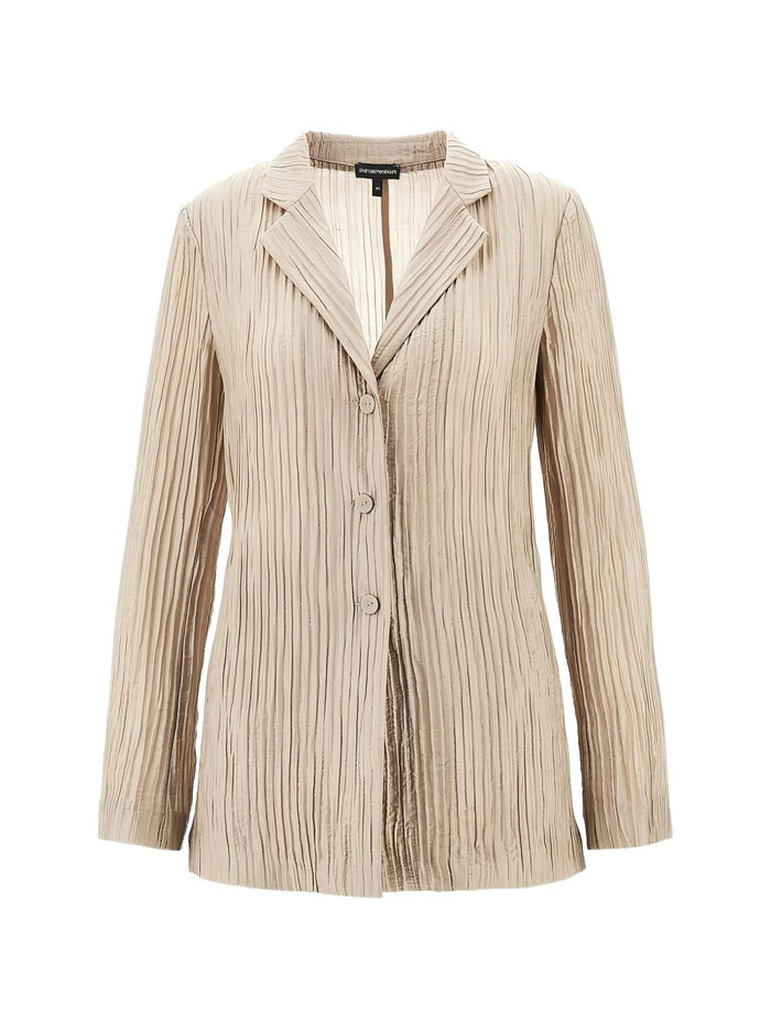 Emporio Armani Jackets Beige Lyocell
