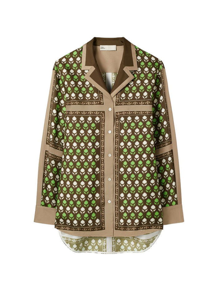Tory Burch Shirts Brown Silk