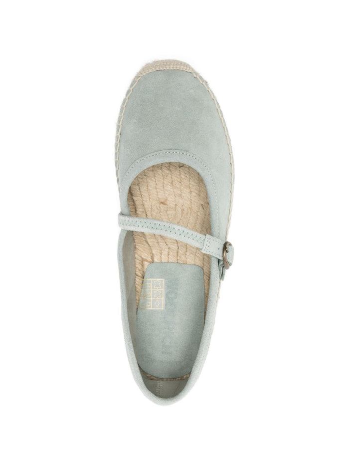 Woolrich Flat shoes Clear Blue Outer: calf Suede