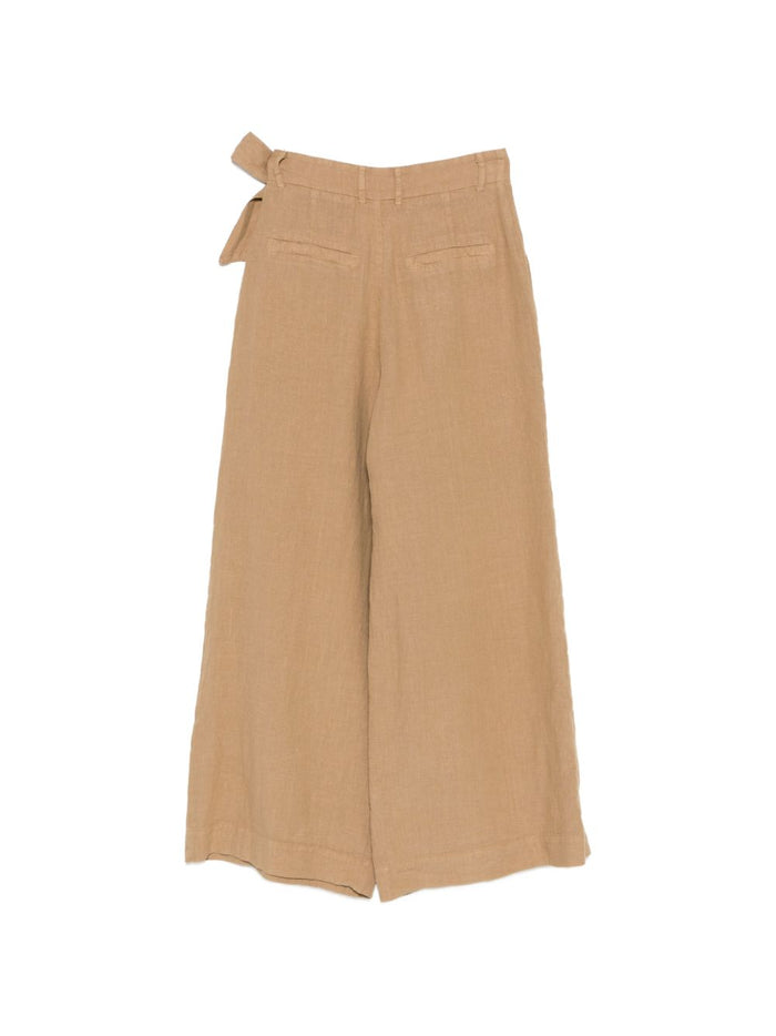 Bazar Deluxe Trousers Beige Linen/flax