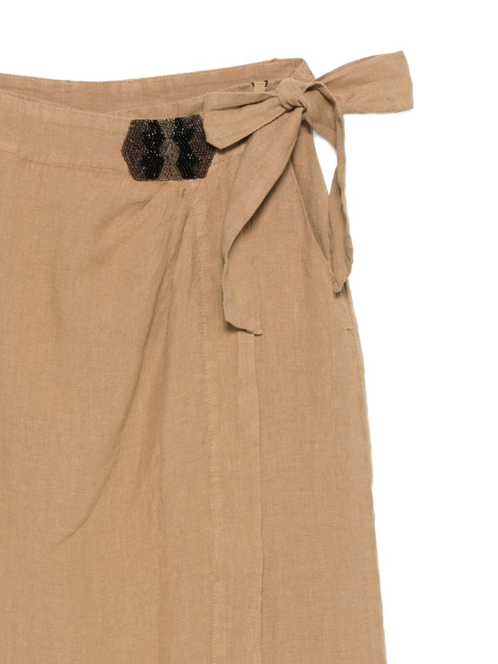 Bazar Deluxe Trousers Beige Linen/flax