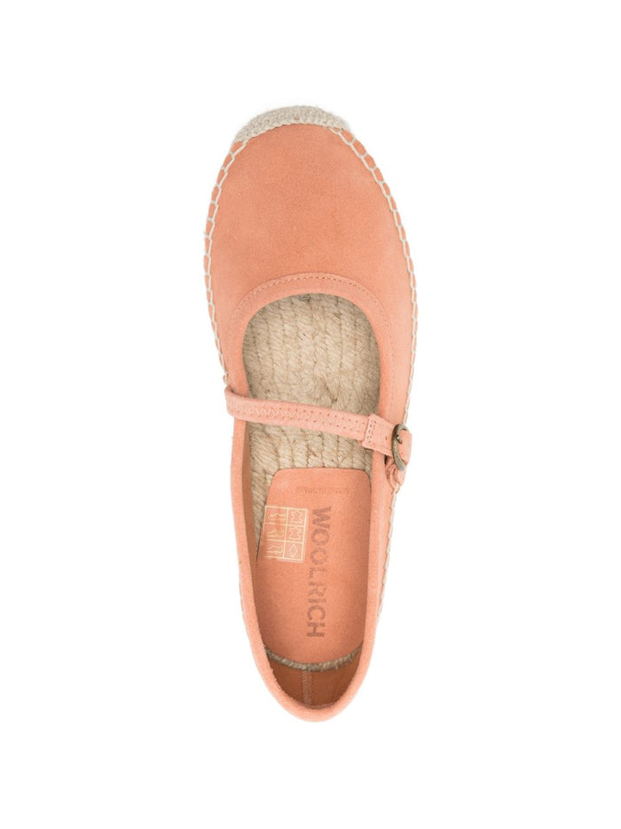 Woolrich Flat shoes Pink Outer: calf Suede