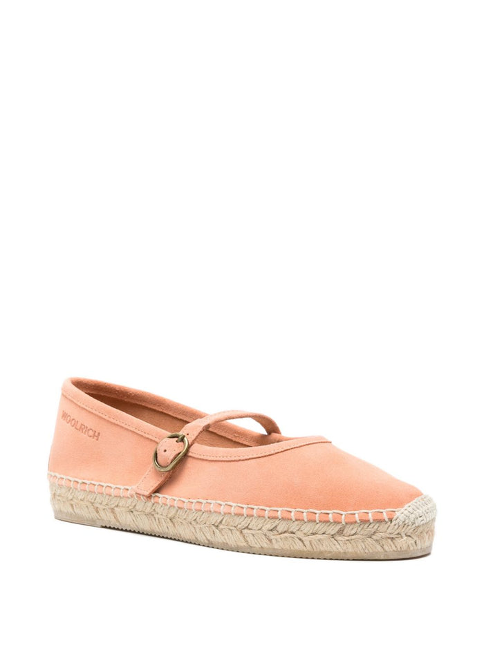 Woolrich Flat shoes Pink Outer: calf Suede