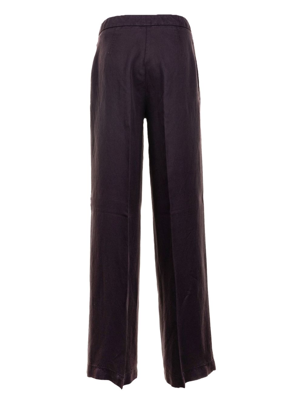Via Masini 80 Trousers Brown Fabric