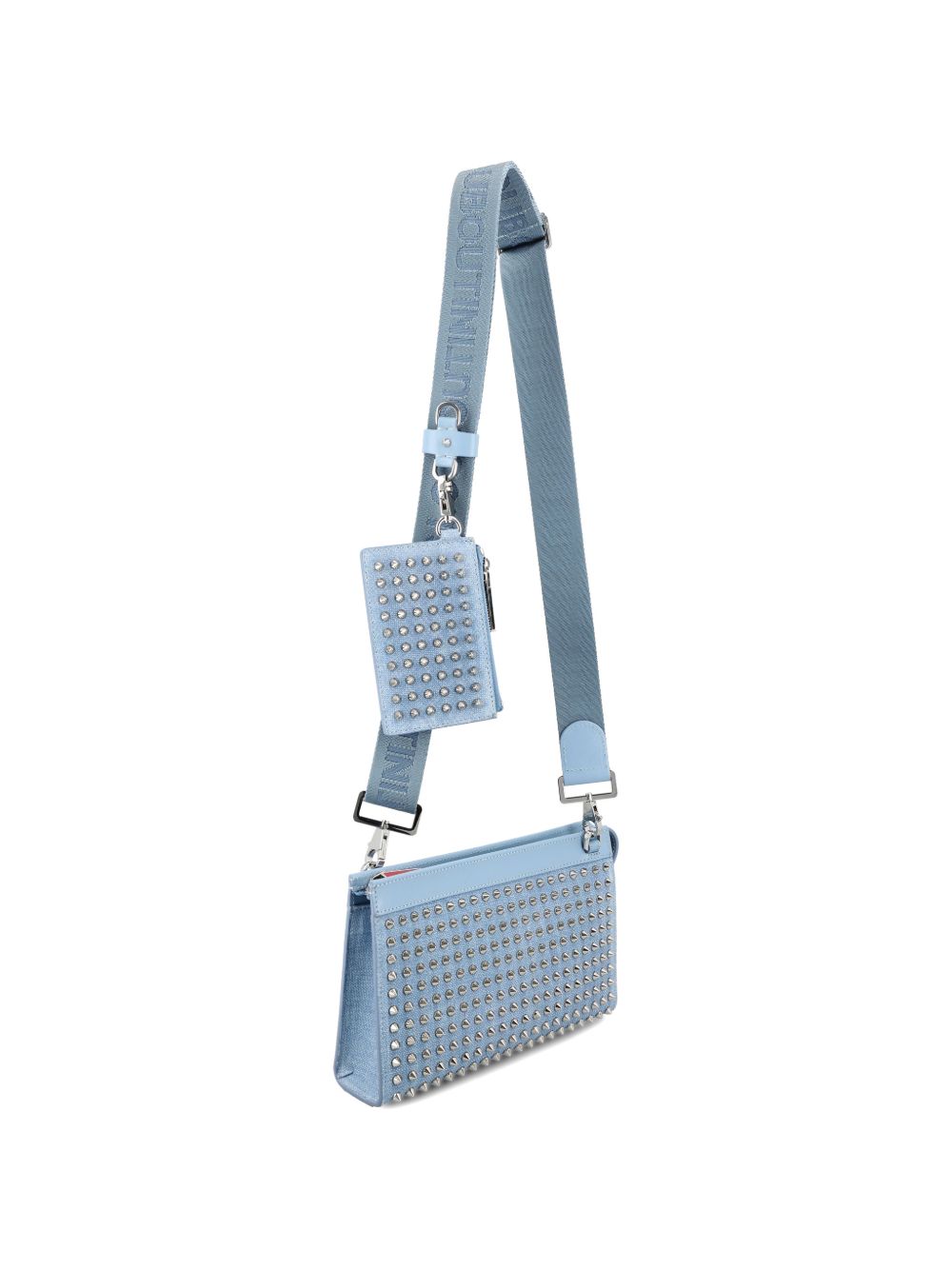 Christian Louboutin Bags Clear Blue Calf Leather