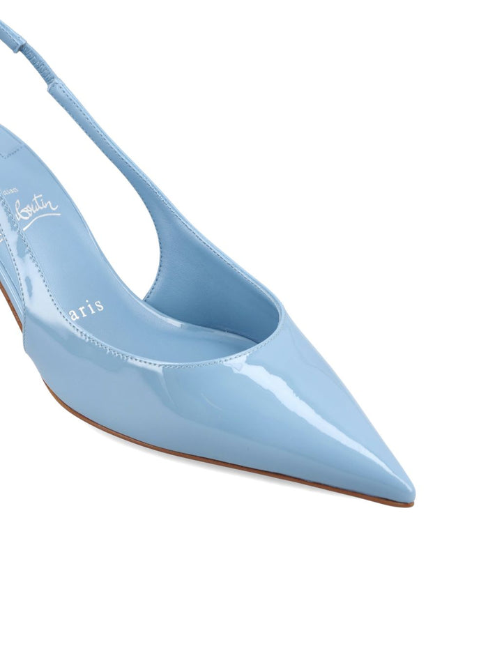 Christian Louboutin With Heel Clear Blue Calf Leather