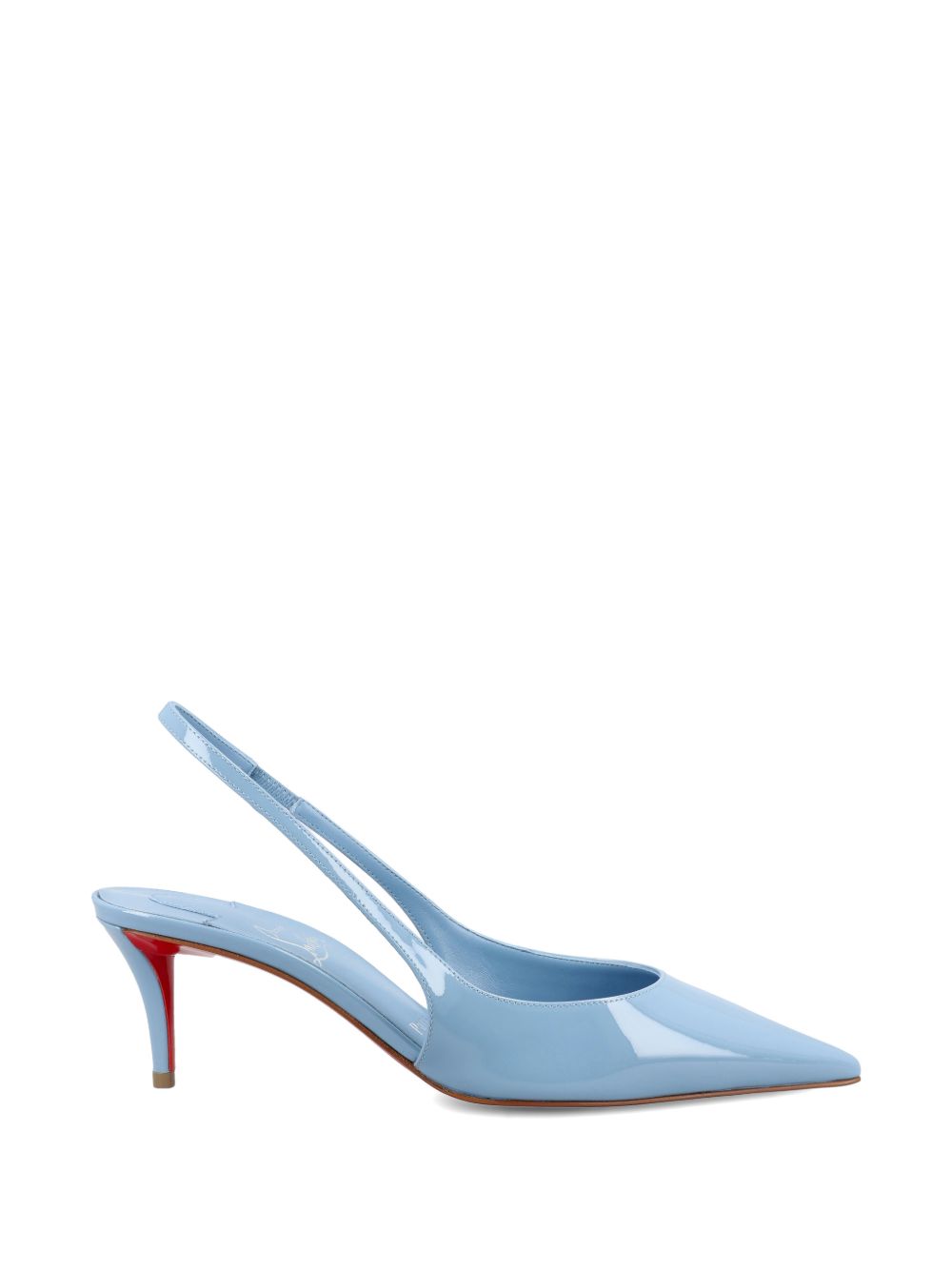 Christian Louboutin With Heel Clear Blue Calf Leather